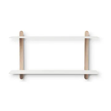 Nivo shelf F large - Light oak-white - Gejst