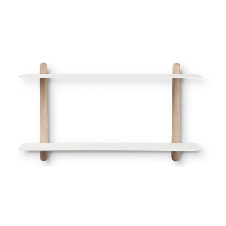 Nivo shelf F large - Light oak-white - Gejst