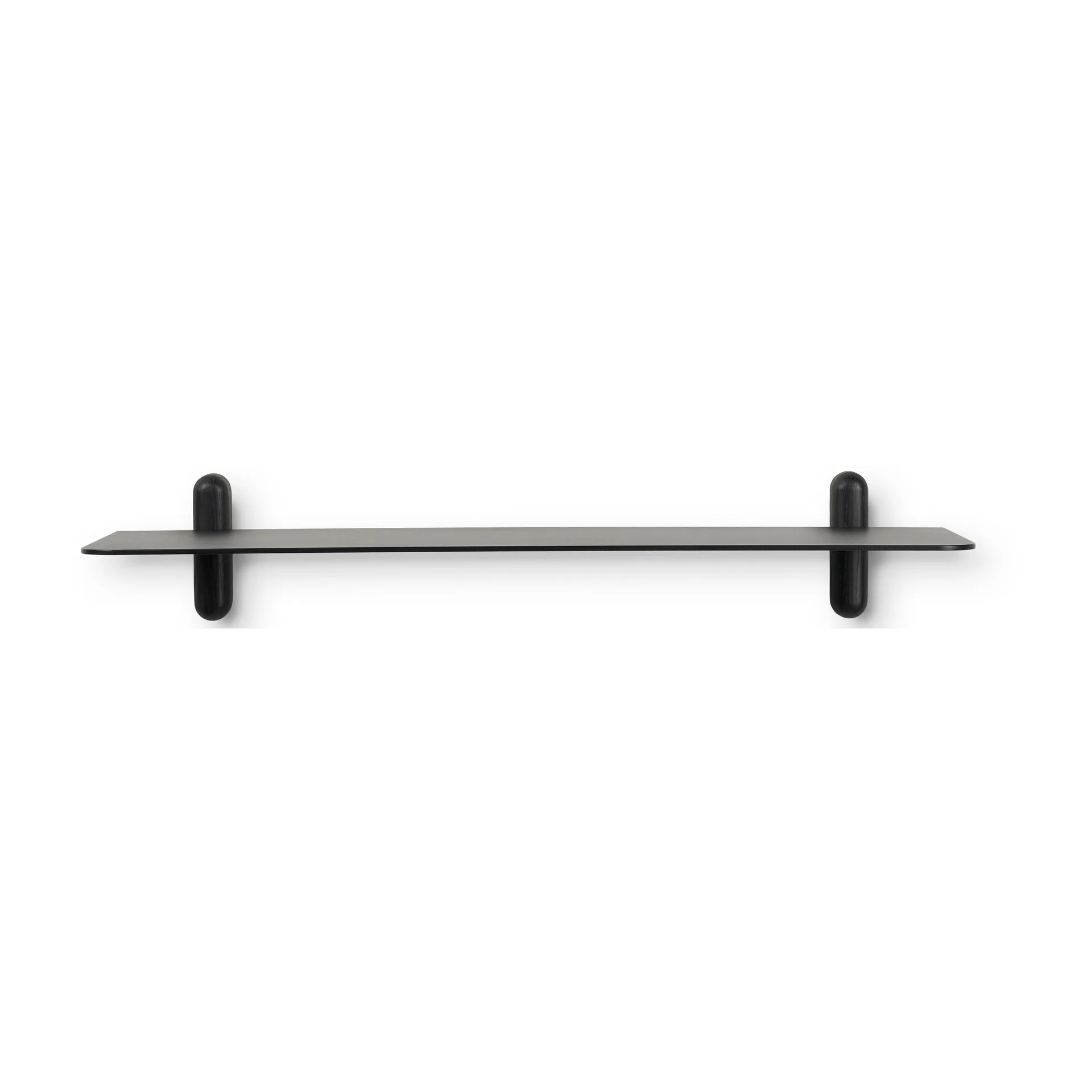 Nivo shelf G large, Black oiled ash-black Gejst