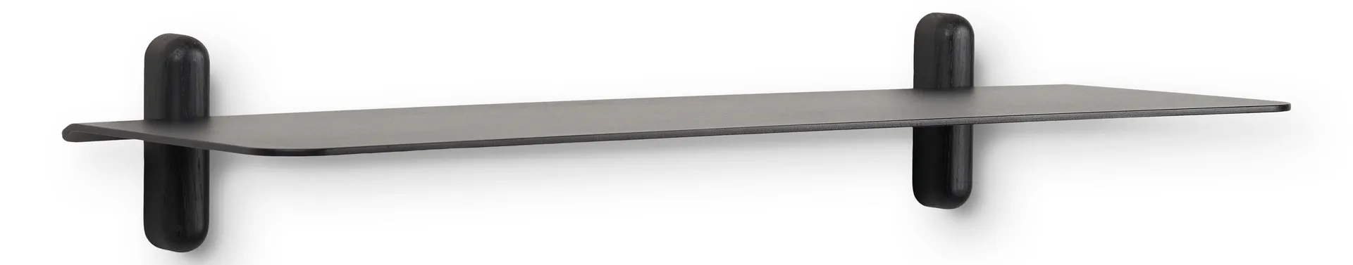 Nivo shelf G large, Black oiled ash-black Gejst