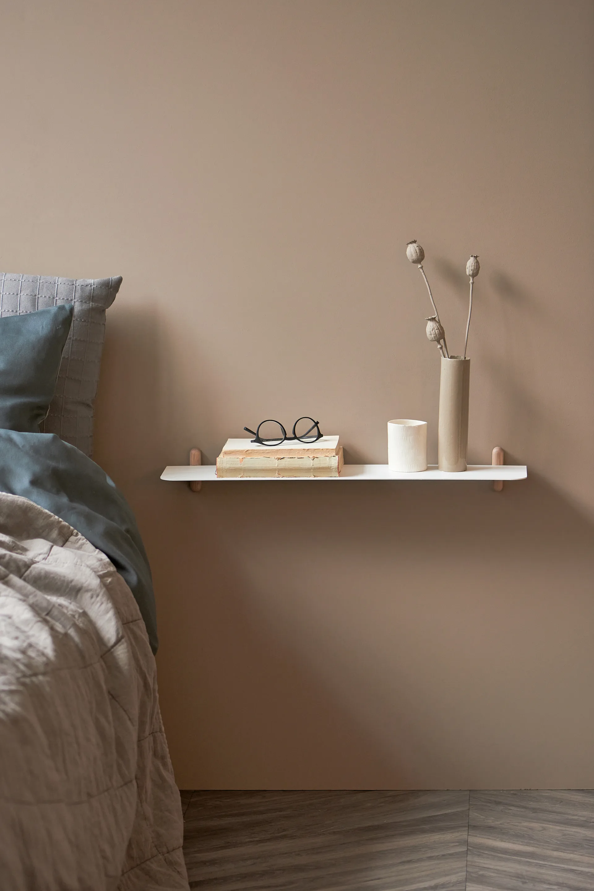 Nivo shelf G, Light oak-white Gejst