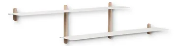 Nivo shelf H large - Light oak-white - Gejst