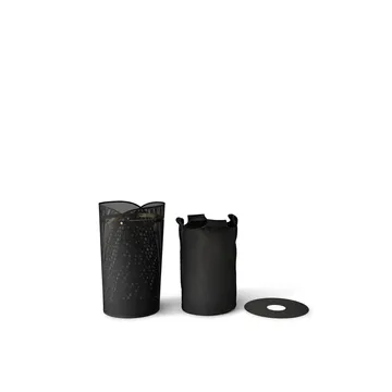 Oya laundry basket 75 L - Dark grey - Gejst