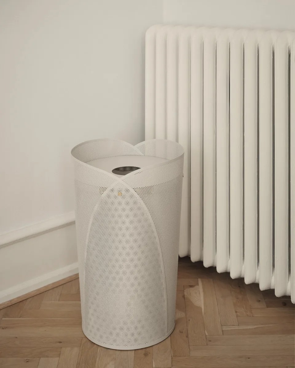 Oya laundry basket 75 L, Warm grey Gejst