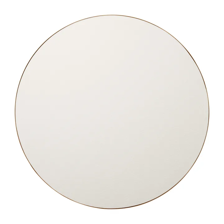 Retell pinboard Ø80 cm - White-brass - Gejst