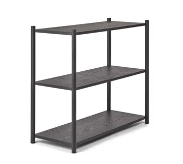 Sceene bookcase A - Black oiled oak - Gejst