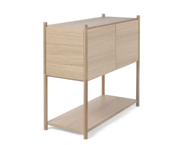 Sceene bookcase C - Light oak - Gejst
