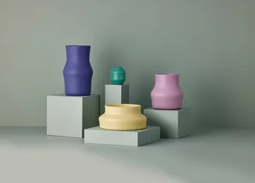 Dorotea vase 12x25 cm - Mellow yellow - Gense