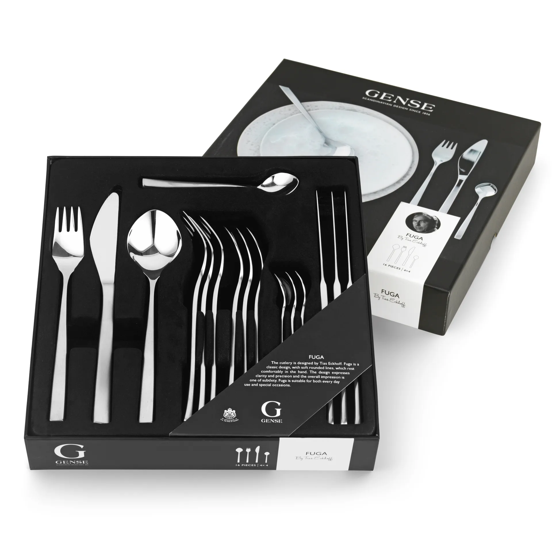 Fuga cutlery set, 16 pieces Gense
