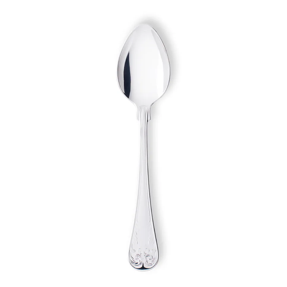 Gammal Fransk coffee spoon silver nickle, 12.4 cm Gense