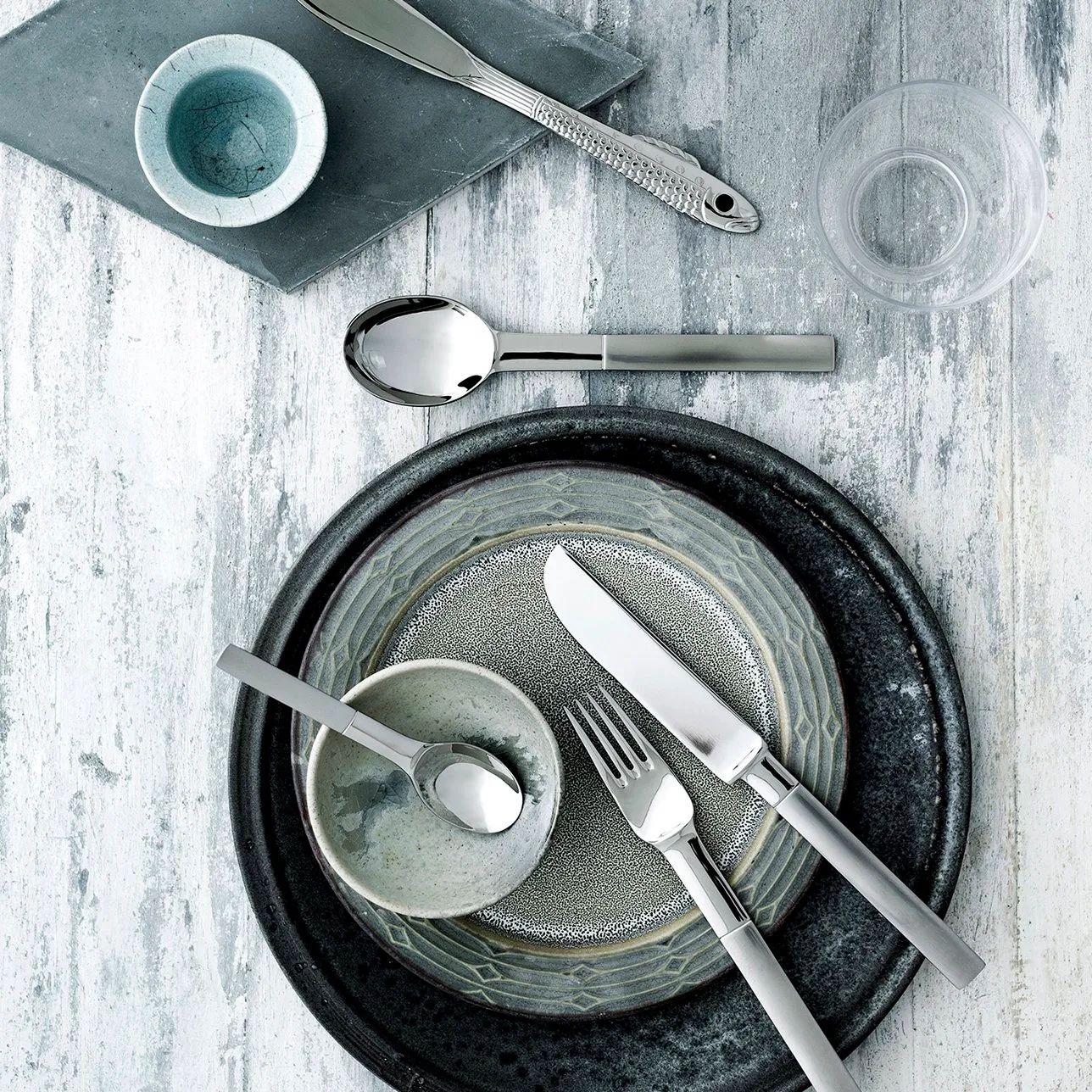 Nobel cutlery 16 pieces, Stainless steel Gense