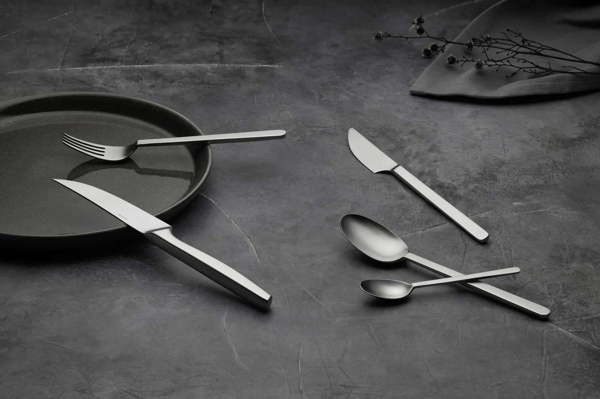 Norm cutlery 16 pieces, Matte stainless steel Gense