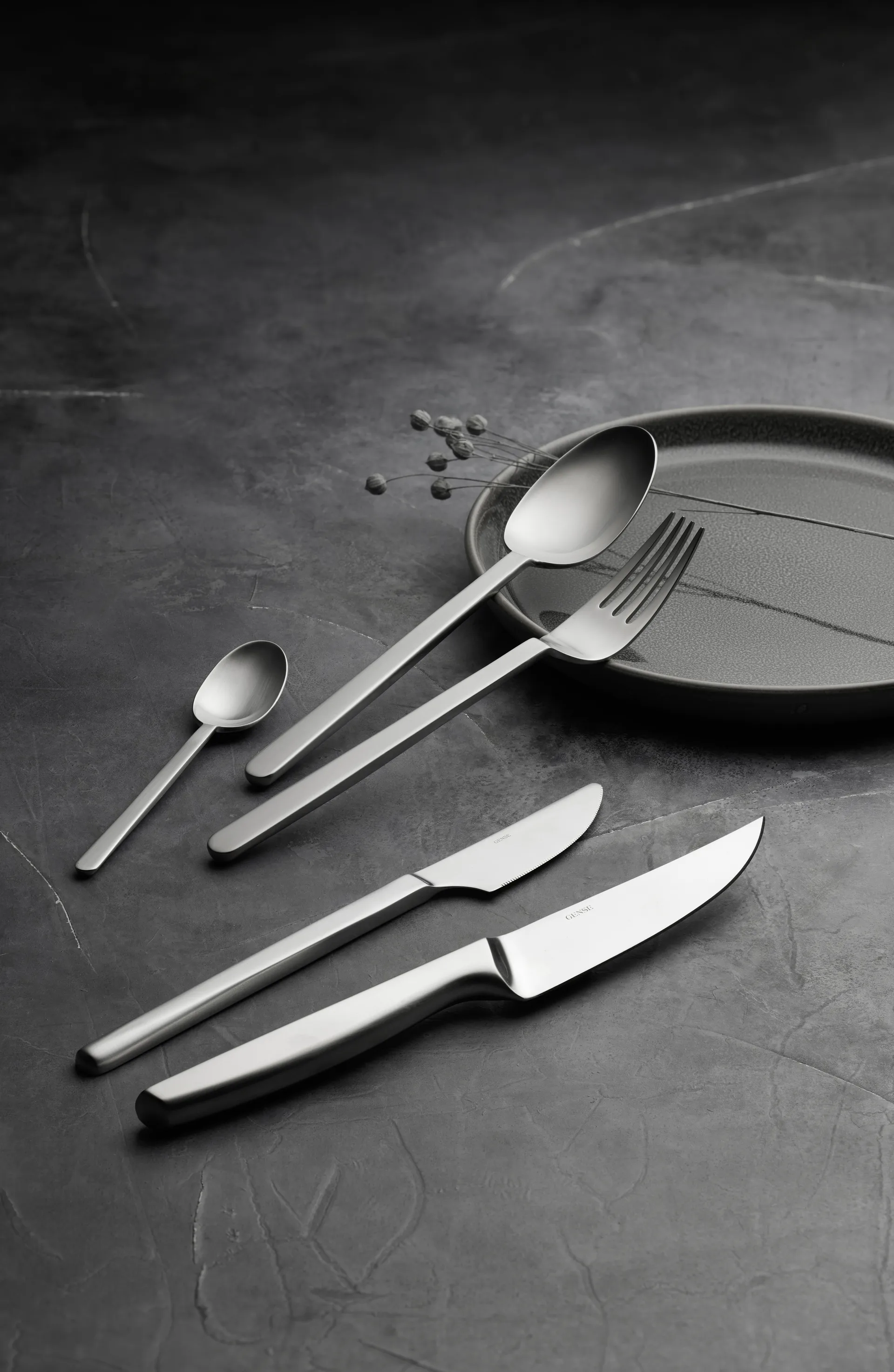 Norm tablespoon, Matte stainless steel Gense