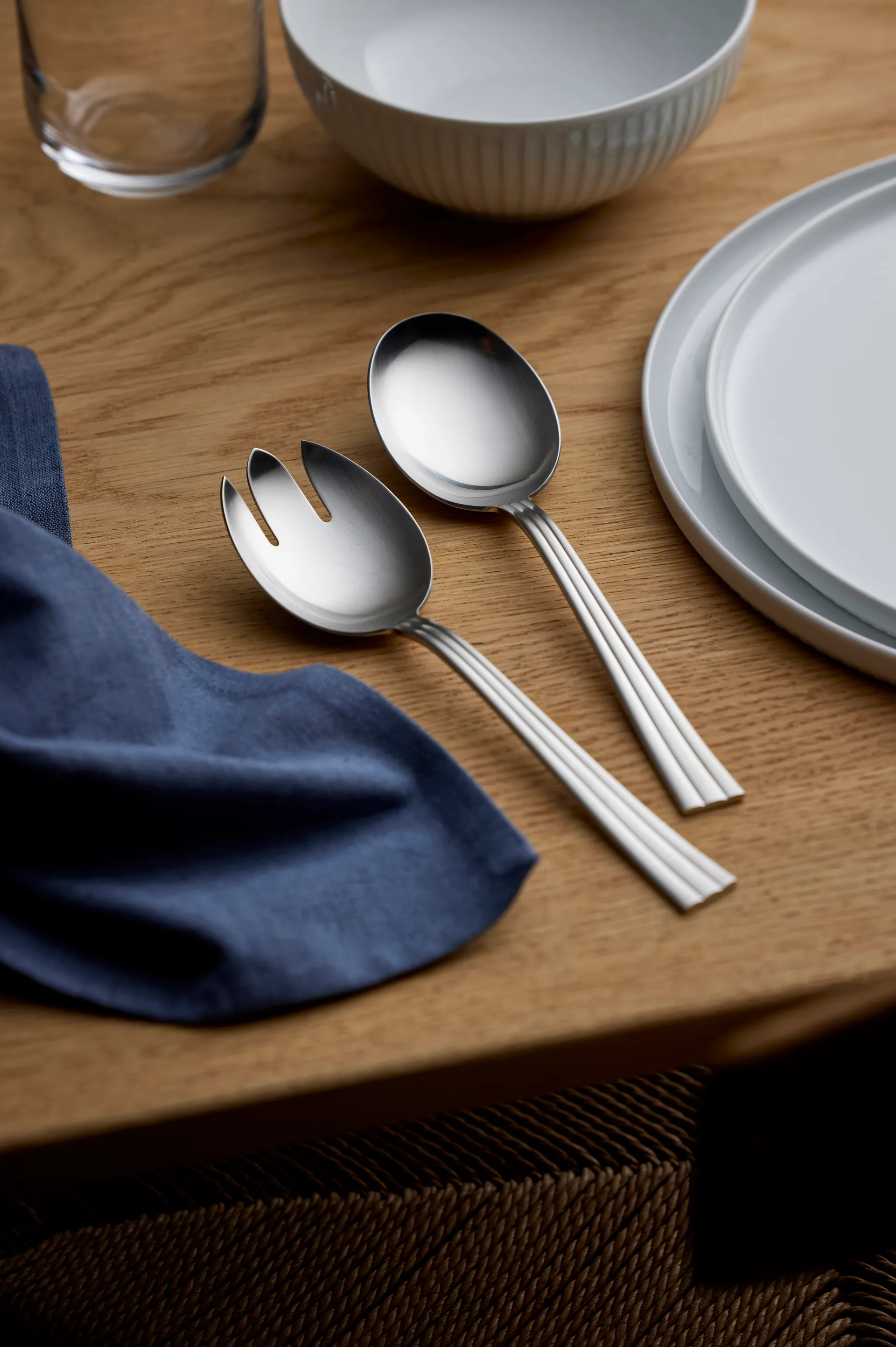 Thebe salad and serving cutlery, 2 pieces Gense