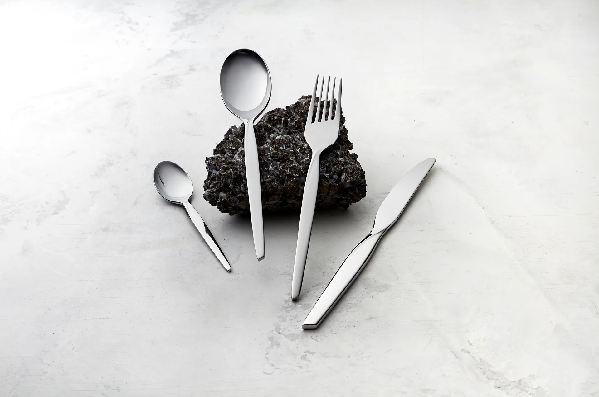 Twist cake fork 6-pack, Stainless steel Gense