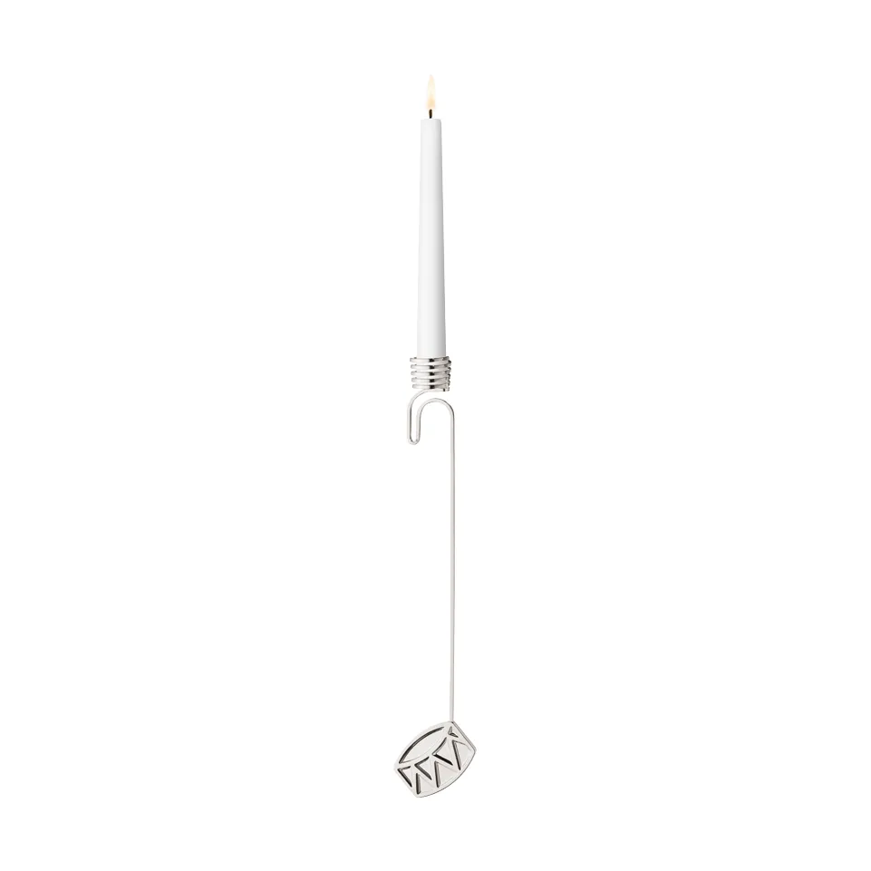 2026 candleholder, Drum, palladium Georg Jensen
