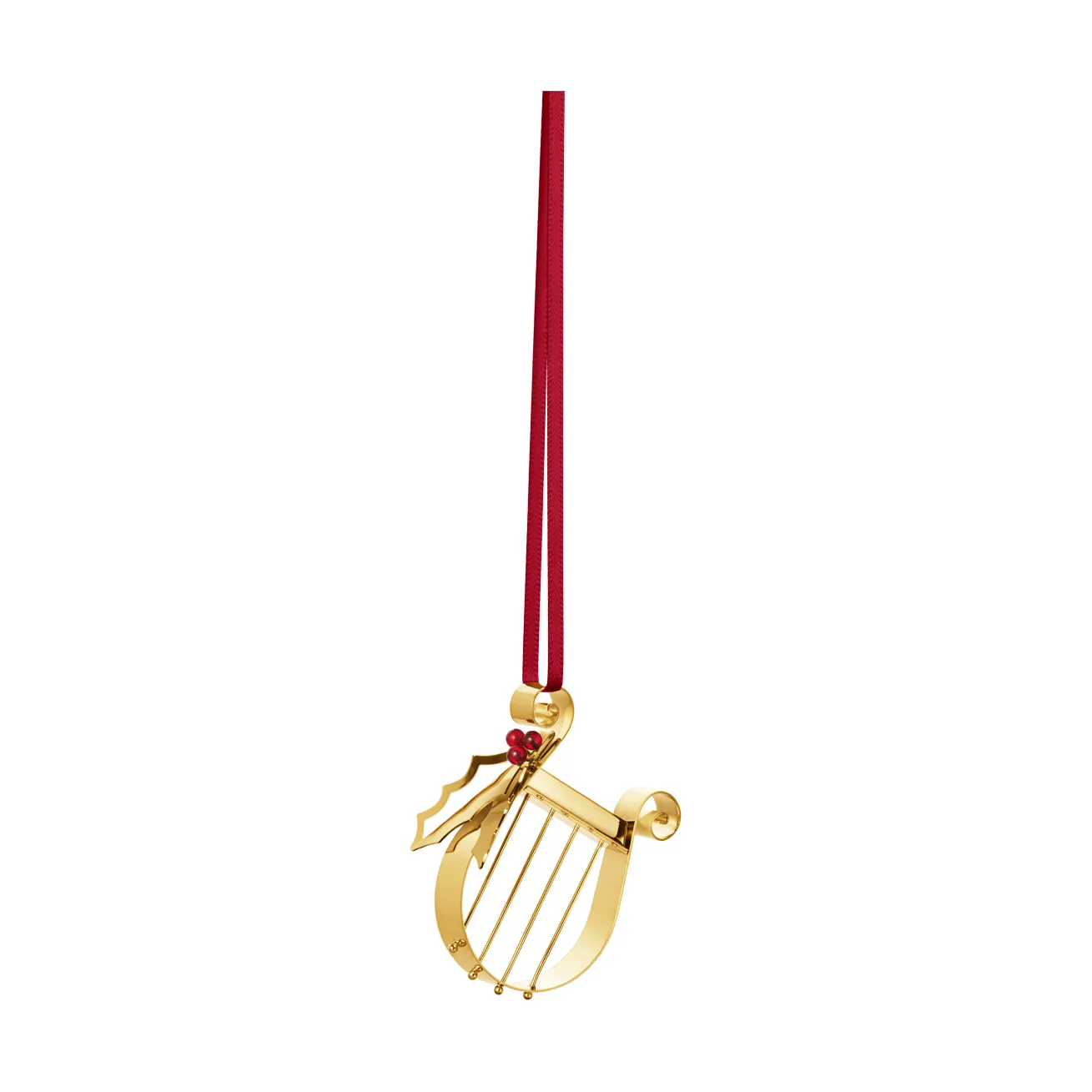 2026 Christmas ornament, Harpa, gold Georg Jensen
