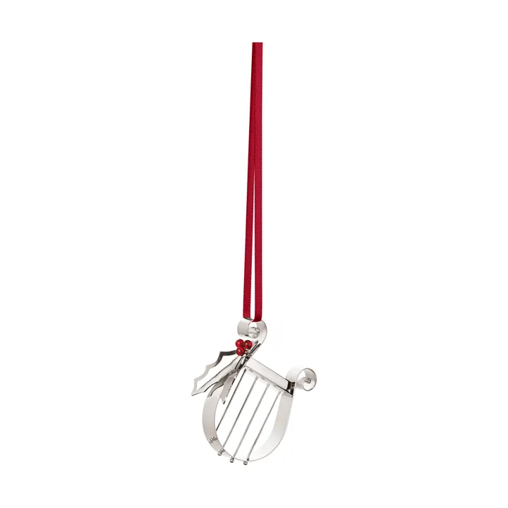 2026 Christmas ornament - Harpa, palladium - Georg Jensen