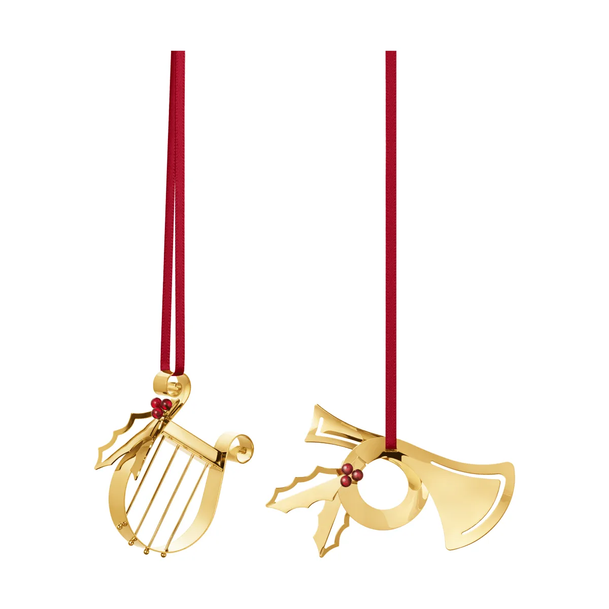2026 ornament set, Gold Georg Jensen