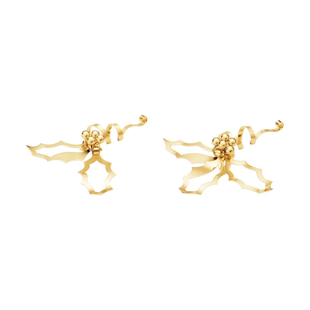 2026 table Christmas ornament, Gold, 2 pieces Georg Jensen