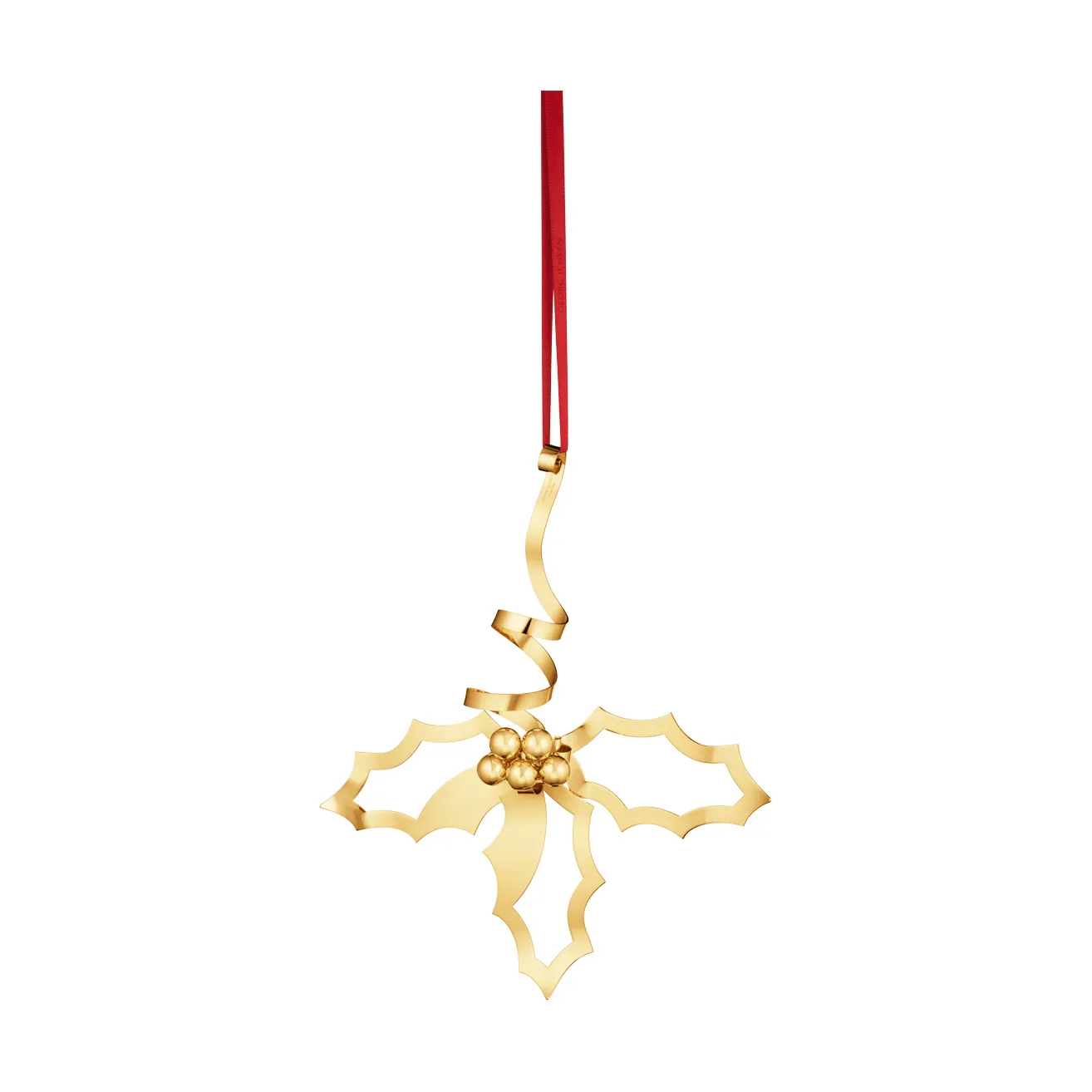2026 table Christmas ornament, Gold, large Georg Jensen
