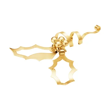 2026 table Christmas ornament - Gold, medium-sized - Georg Jensen