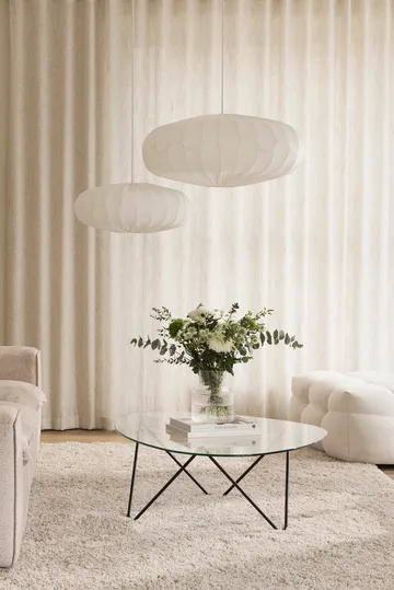 Bladverk lampshade Ø50 cm - White - Globen Lighting