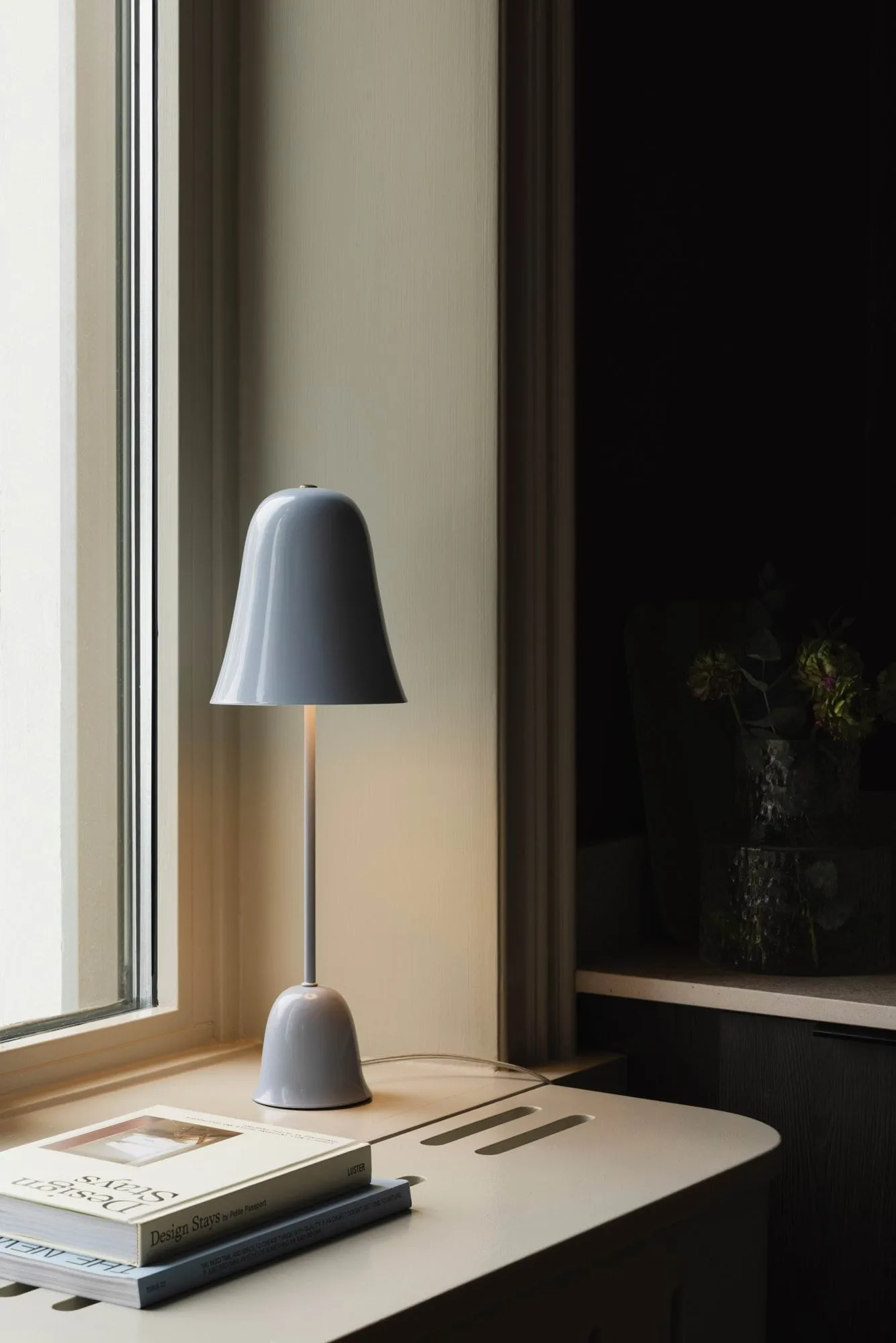 Blåklockan table lamp, Mist blue (blue), Ø16xH50 cm Globen Lighting
