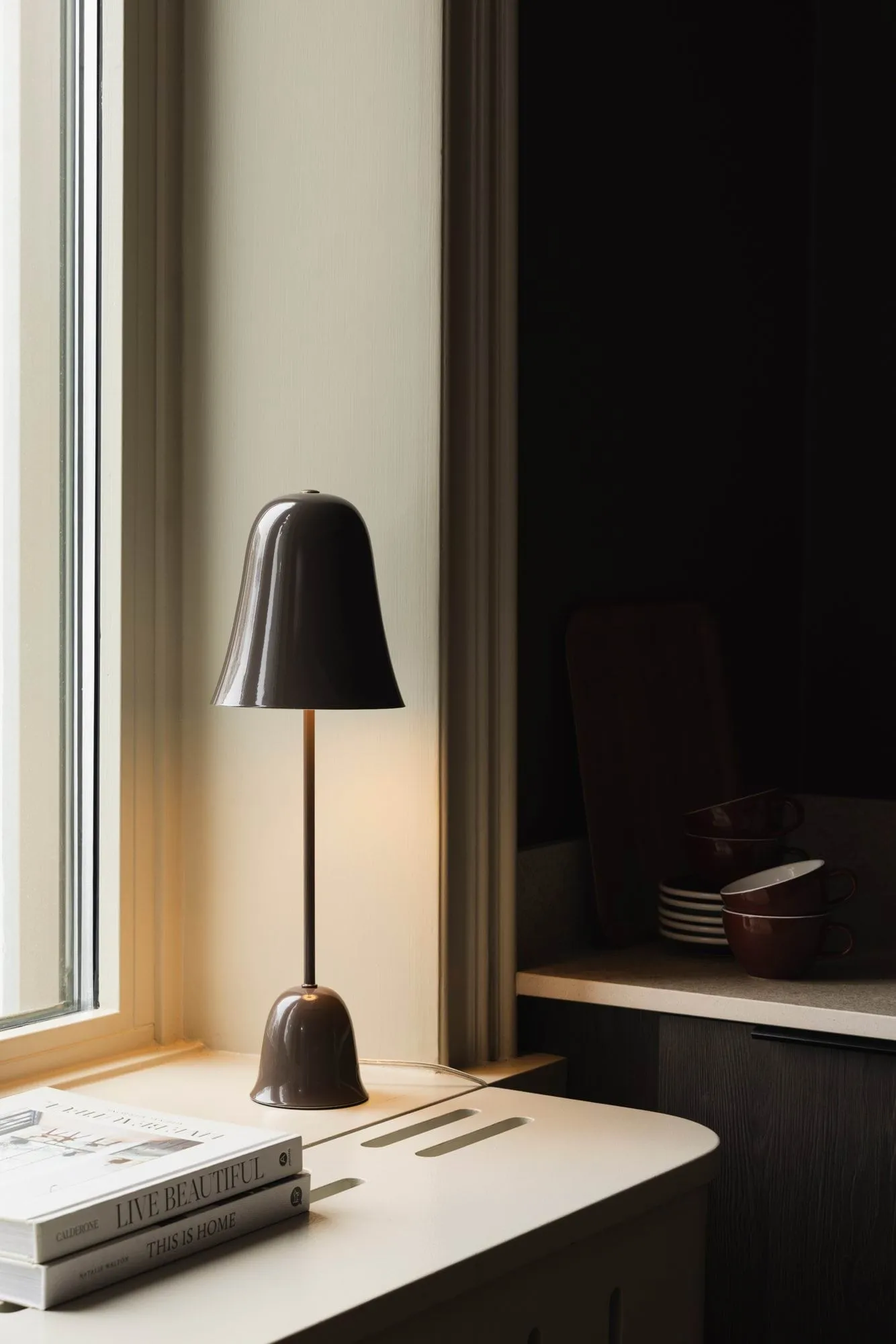 Blåklockan table lamp, Mocha (brown), Ø16xH50 cm Globen Lighting