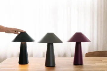 Cannes portable table lamp - Black - Globen Lighting