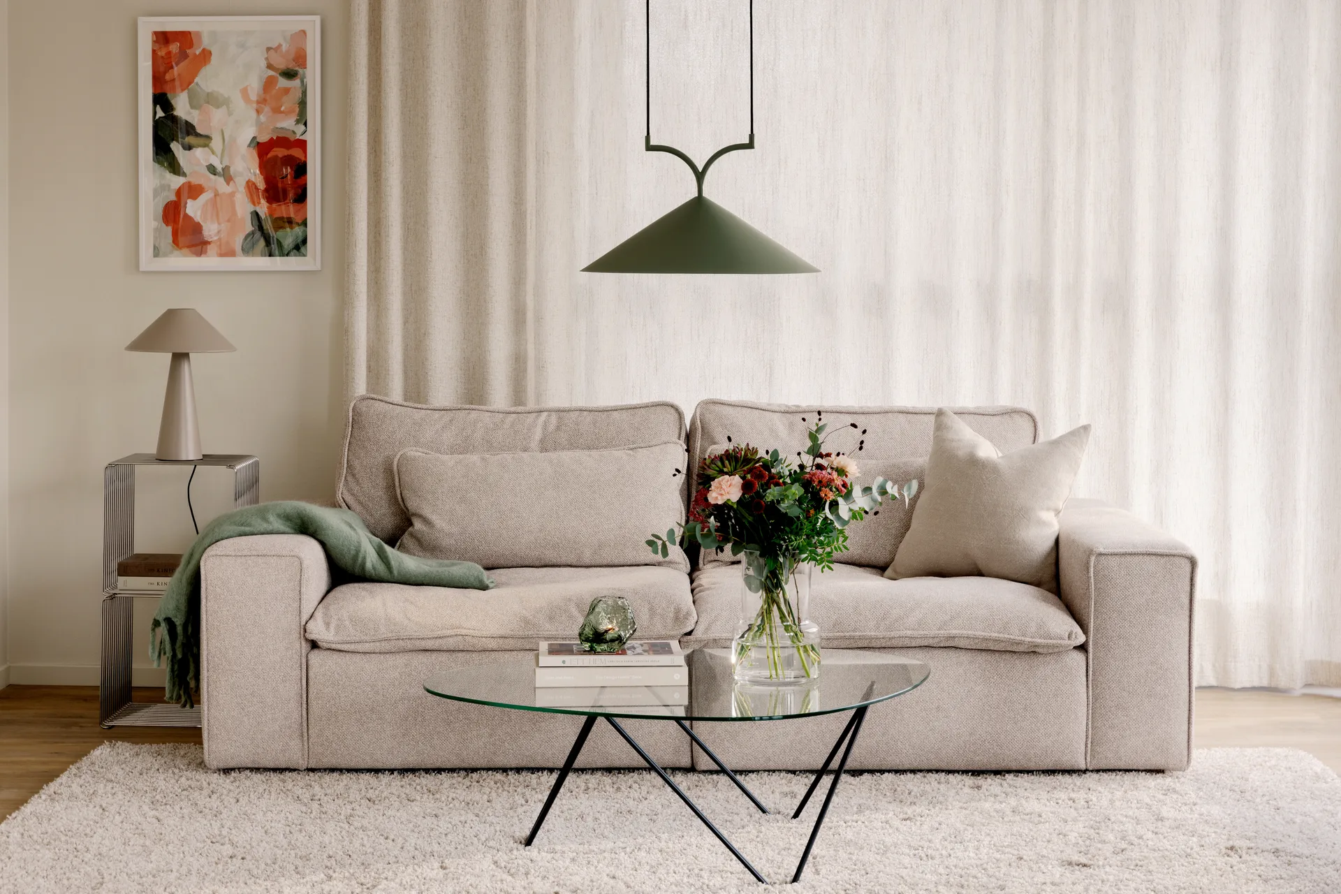 Curve pendant 50, Green Globen Lighting