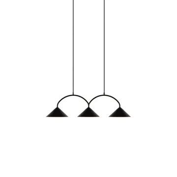 Curve pendant lamp 3 - Black - Globen Lighting