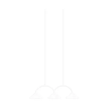 Curve pendant lamp 3 - White - Globen Lighting