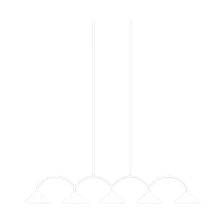 Curve pendant lamp 5 - White - Globen Lighting