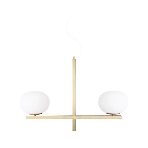 Gemini pendant 87 cm - Brass - Globen Lighting