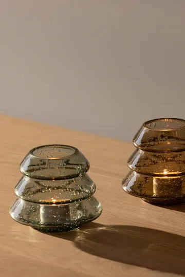 Gran 12 tealight holders - Green - Globen Lighting
