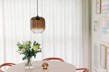 Haze pendant Ø25 cm - Brown - Globen Lighting