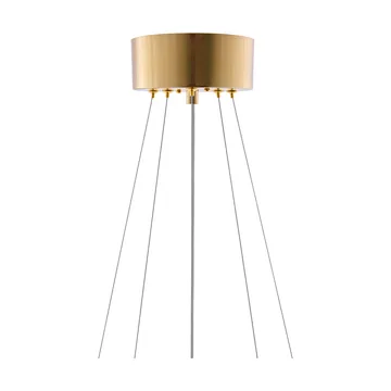 Hook 60 pendant - Clear-brushed brass - Globen Lighting