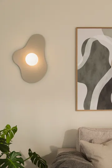Illusion wall lamp/ceiling light 60 cm - Beige - Globen Lighting