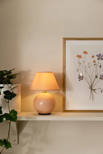 Iris 16 portable table lamp - Blush - Globen Lighting