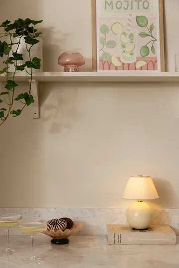 Iris 16 portable table lamp - Cream - Globen Lighting