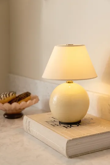 Iris 16 portable table lamp - Cream - Globen Lighting