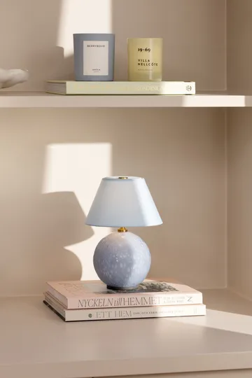 Iris 16 portable table lamp - Dove blue - Globen Lighting