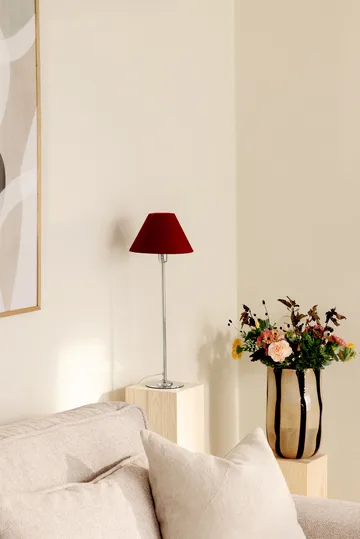 Iris 20 lampshade - Burgundy - Globen Lighting