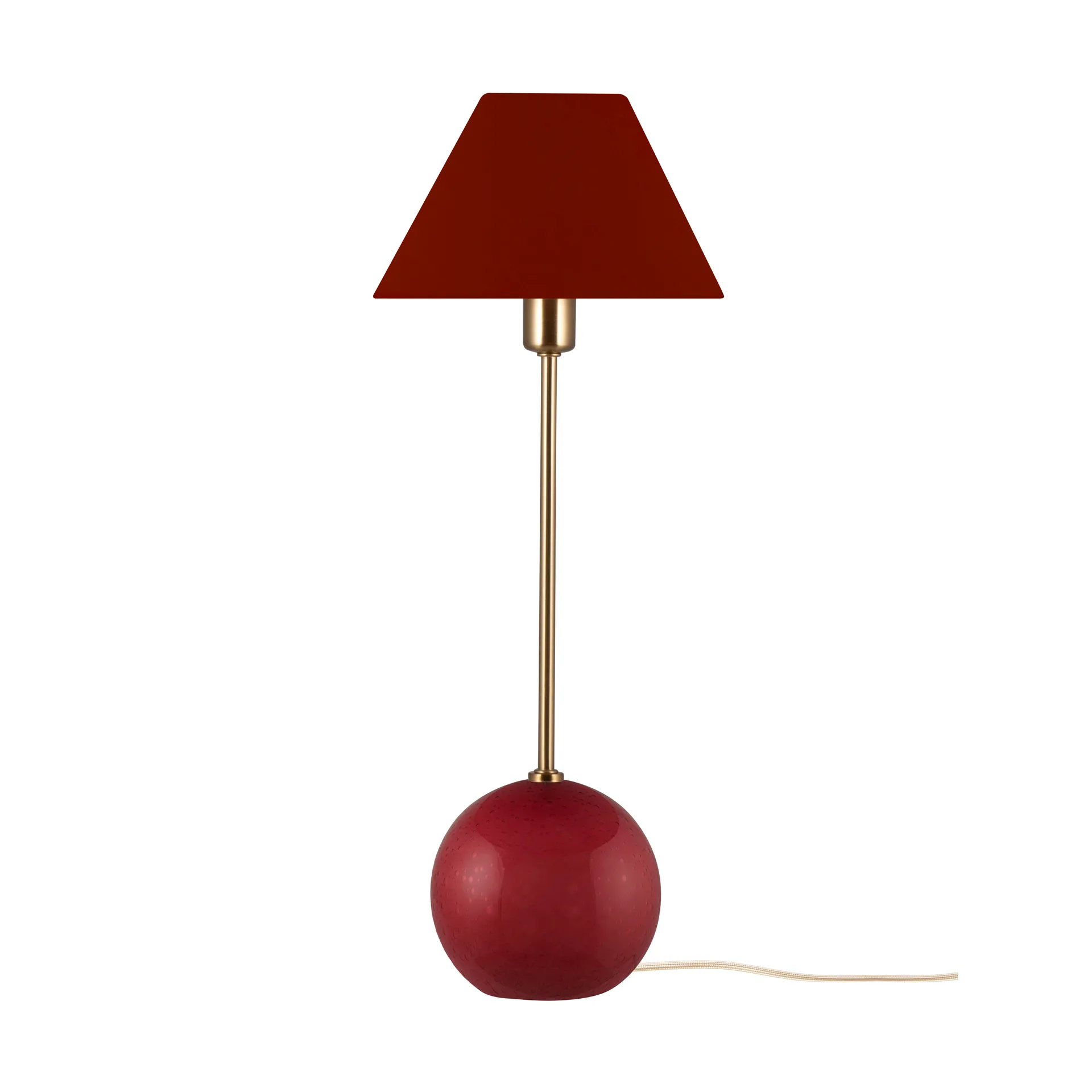 Iris 20 table lamp, Burgundy Globen Lighting