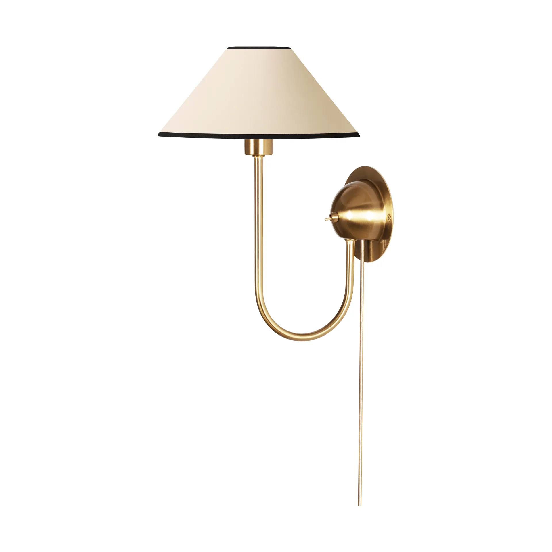 Iris wall lamp, Cream-black Globen Lighting