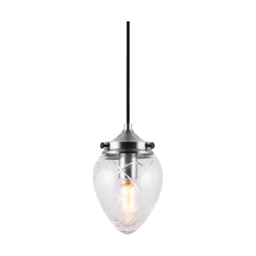 Juni pendant lamp - Antique steel-clear, 11 - Globen Lighting
