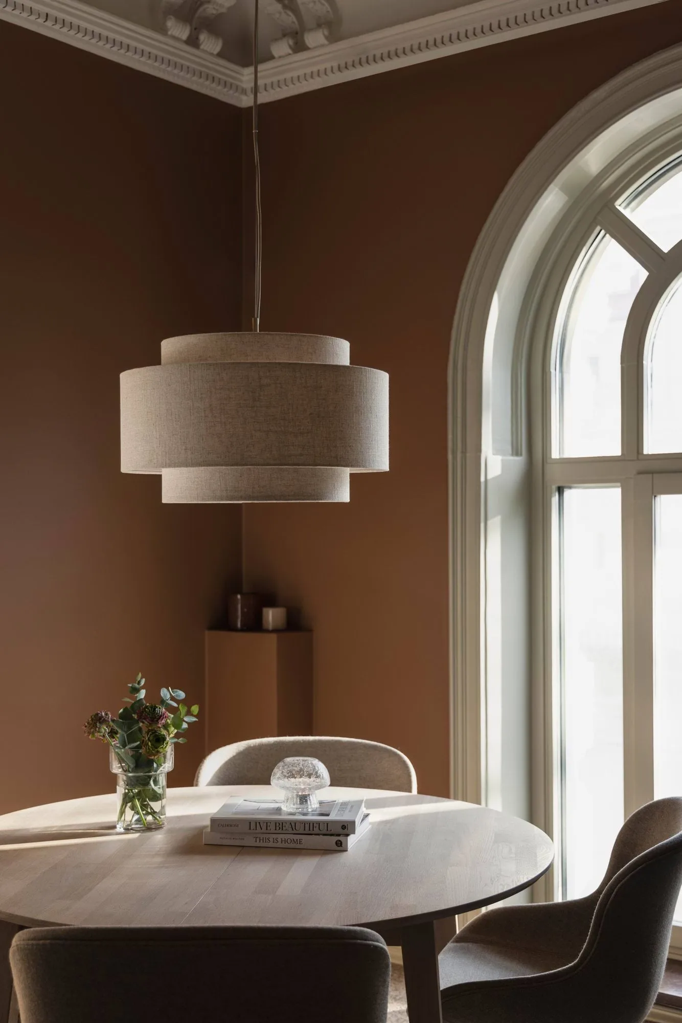 Noah pendant Ø50 cm, Beige Globen Lighting