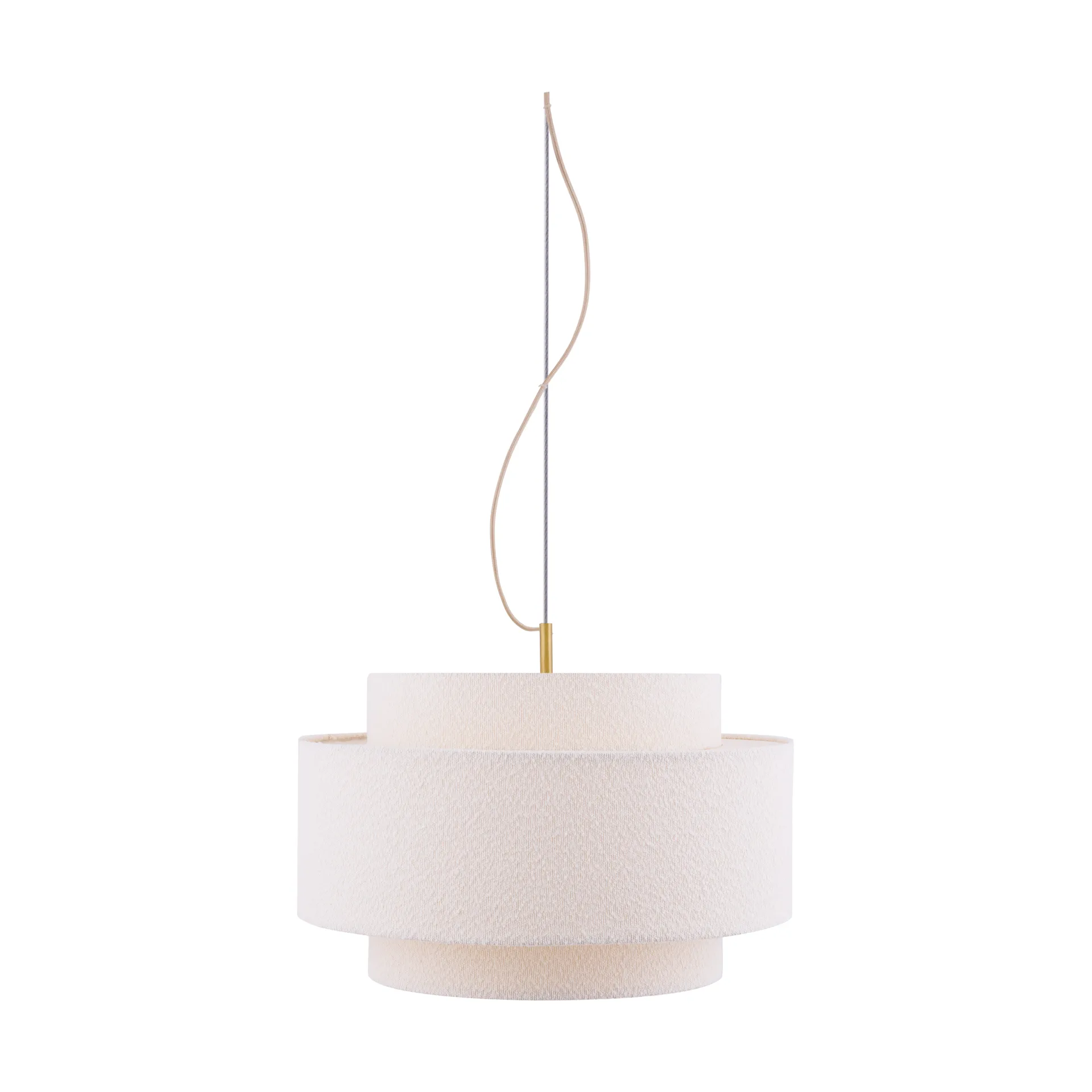 Noah pendant Ø50 cm, Bouclé white Globen Lighting