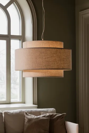 Noah pendant Ø70 cm - Beige - Globen Lighting